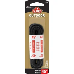 Kiwi Outdoor 45 in. Black Boot Laces