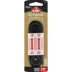 Kiwi Outdoor 72 in. Black Boot Laces