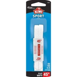 Kiwi Sport 45 in. White Athletic Shoe Laces