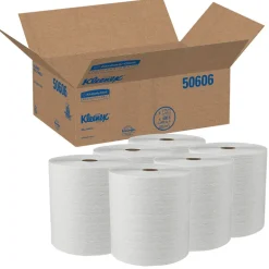 Kleenex Hard Roll Towels 600 sheet 1 ply 6 pk