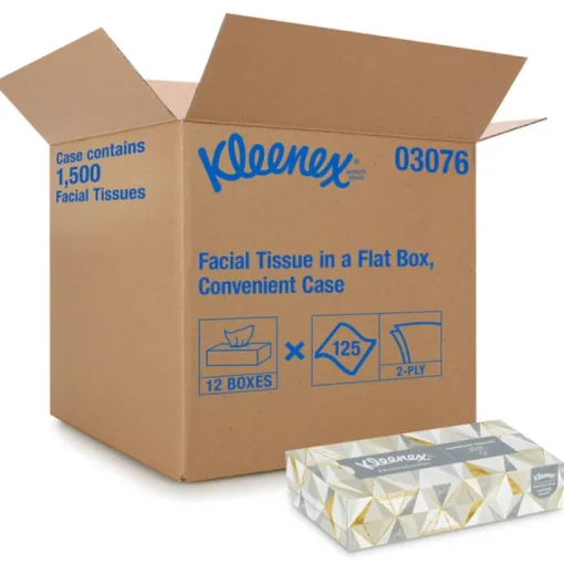 Kleenex Professional 125 count Facial Tissue (Pack of 12)