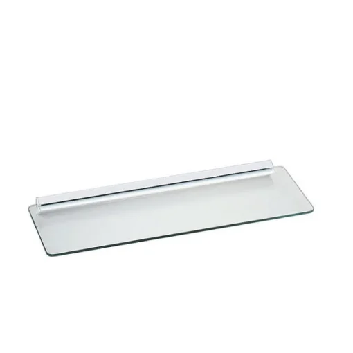 Knape & Vogt 1.75 in. H X 24 in. W X 8 in. D Clear/White Glass Shelf Kit