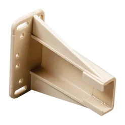Knape & Vogt 2 in. L Plastic Full Extension Cabinet Track Rear Mounting Bracket 2 pk