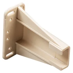 Knape & Vogt 2 in. L Plastic Full Extension Cabinet Track Rear Mounting Bracket 2 pk