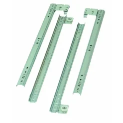 Knape & Vogt 22 in. L Steel Ball-Bearing Rollers Drawer Slide 2 pk
