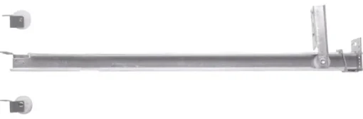 Knape & Vogt 22-5/8 in. L Steel Full Extension Drawer Slide 1 pk