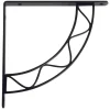 Knape & Vogt Black Steel Bracket N/A Ga. 7.8 in. L 100 lb