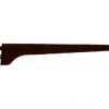 Knape & Vogt Black Steel Regular Duty Bracket 16 Ga. 10 in. L 160 lb. (Pack of 10)