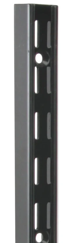 Knape & Vogt Black Steel Regular Duty Shelf Support 14 Ga. 48 in. L