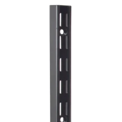Knape & Vogt Black Steel Regular Duty Shelf Support 14 Ga. 63 in. L