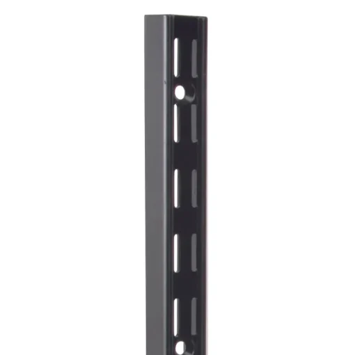 Knape & Vogt Black Steel Regular Duty Shelf Support 14 Ga. 63 in. L