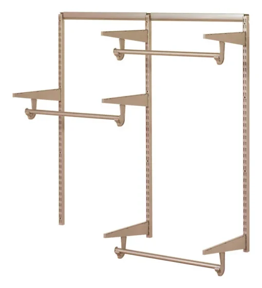 Knape & Vogt Brown Steel Closet Organizer 4 ft. L