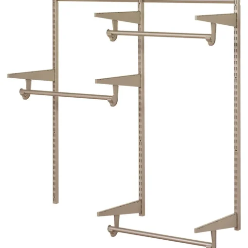 Knape & Vogt Brown Steel Closet Organizer 4 ft. L