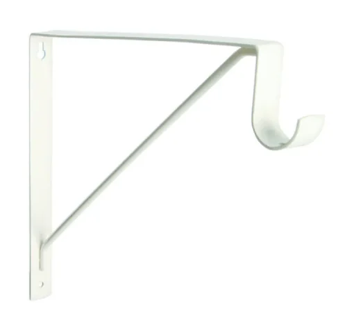 Knape & Vogt Cream Steel Bracket 13 Ga. 12 in. L