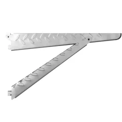 Knape & Vogt Heavyweight Silver Steel Support Bracket 14 in. L 500 lb
