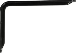 Knape & Vogt John Sterling Black Steel Heavy Duty Bracket 12 Ga. 12 in. L 125 lb.