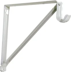 Knape & Vogt John Sterling White Steel Shelf/Rod Bracket 16 Ga. 13 in. L 250 lb. (Pack of 20)