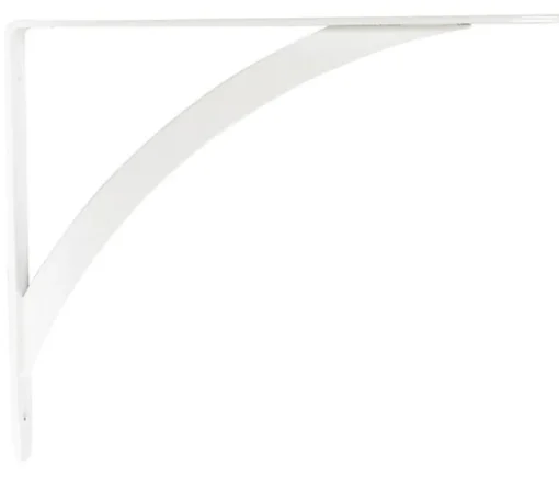 Knape & Vogt John Sterling White Steel Wall Mount Bracket 7 L x 6.5 H x 0.75 W in. (Pack of 10)