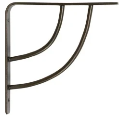 Knape & Vogt John Sterling Bronze Bracket 12 Ga. 6 in. L 100 lb. (Pack of 10)