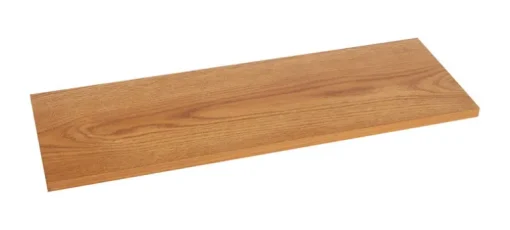 Knape & Vogt Oak Melatex Laminate/Particle 200 lbs. Capacity Board Shelf 12 H x 12 W x 36 D in.