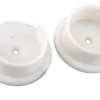 Knape & Vogt Pro 1-3/8 in. L X 1-3/8 in. D Powder Coated Plastic Rod Socket
