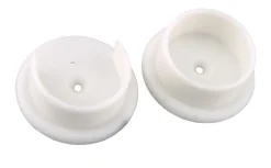 Knape & Vogt Pro 1-3/8 in. L X 1-3/8 in. D Powder Coated Plastic Rod Socket