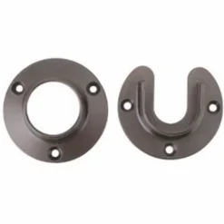 Knape & Vogt Pro HD 6-1/2 in. L x 1-3/8 in. Dia. Oil-Rubbed Bronze Steel Rod Socket (Pack of 6)