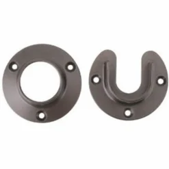 Knape & Vogt Pro HD 6-1/2 in. L x 1-3/8 in. Dia. Oil-Rubbed Bronze Steel Rod Socket (Pack of 6)