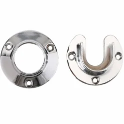 Knape & Vogt Pro HD 7/8 in. L x 1-3/8 in. Dia. Chrome Steel Rod Socket (Pack of 6)
