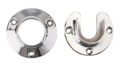 Knape & Vogt Pro HD 7/8 in. L x 1-3/8 in. Dia. Chrome Steel Rod Socket (Pack of 6)
