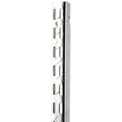 Knape & Vogt Silver Steel Shelf Standard 45 in. L