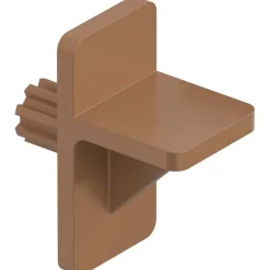 Knape & Vogt Tan Plastic Regular Duty Shelf Support N/A Ga. 7/16 in. L (Pack of 10)