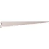 Knape & Vogt White Steel 182 Series Bracket 14-1/2 in. L 450 lb.