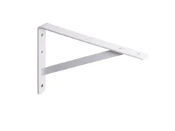 Knape & Vogt White Steel Bracket 12 In. L 600 Lb.