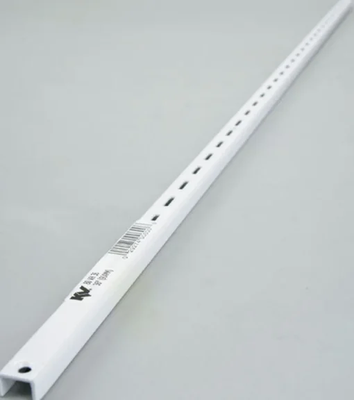 Knape & Vogt White Steel Regular Duty Bracket 36 in. L