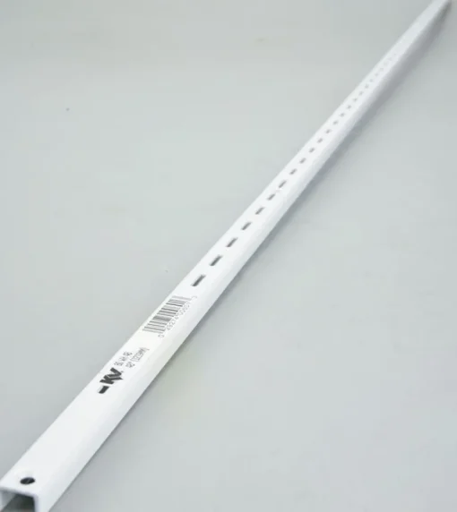 Knape & Vogt White Steel Regular Duty Bracket 16 Ga. 48 in. L