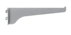 Knape & Vogt White Steel Regular Duty Bracket 8 in. L 160 lb.