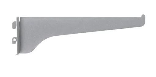 Knape & Vogt White Steel Regular Duty Bracket 8 in. L 160 lb.