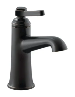 Kohler Georgeson Oil Rubbed Bronze Traditional Single-Handle Bathroom Sink Faucet 4 in.