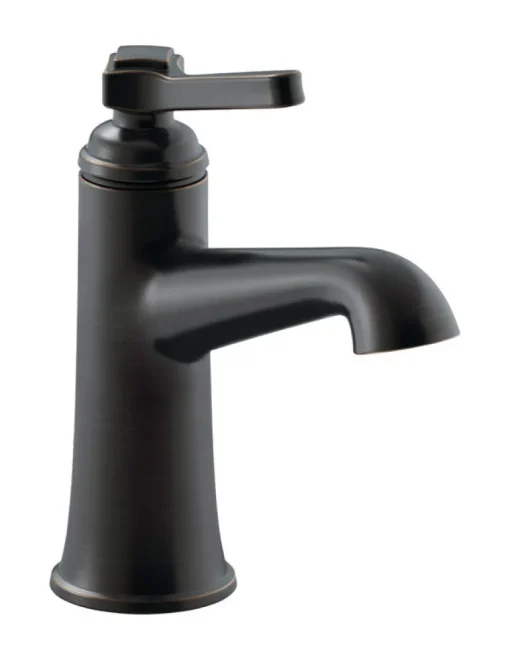 Kohler Georgeson Oil Rubbed Bronze Traditional Single-Handle Bathroom Sink Faucet 4 in.