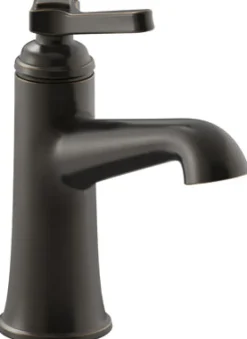 Kohler Georgeson Oil Rubbed Bronze Traditional Single-Handle Bathroom Sink Faucet 4 in.