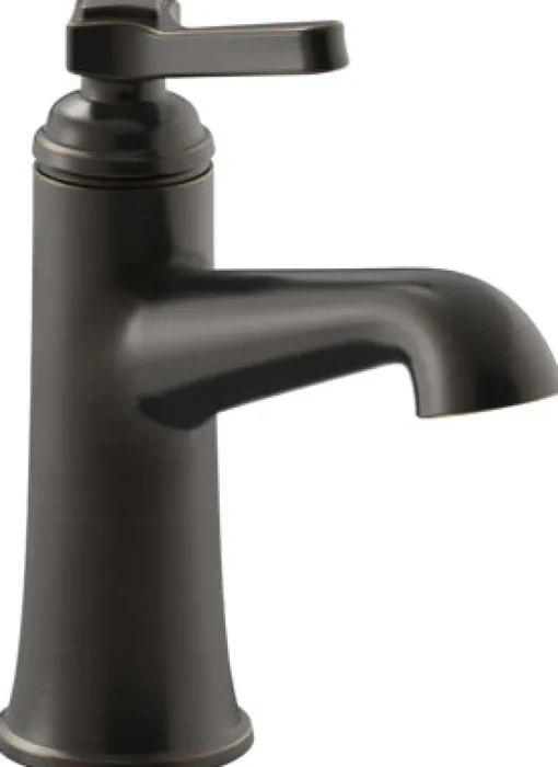 Kohler Georgeson Oil Rubbed Bronze Traditional Single-Handle Bathroom Sink Faucet 4 in.