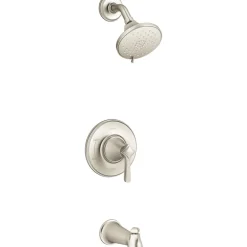 Kohler 1-Handle Brushed Nickel Tub and Shower Faucet