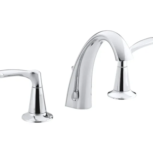 Kohler Mistos Polished Chrome Contemporary Widespread Bathroom Sink Faucet 8in. to 16 in.