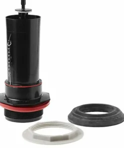 Kohler Plastic Black Quick Connect Canister Toilet Flush Valve Kit 3 in.