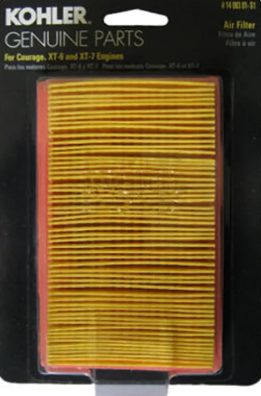 Kohler Rectangular Small Engine Air Filter for Courage XT6-8