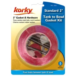 Korky 2 inch Hardware Kit and Tank to Bowl Gasket