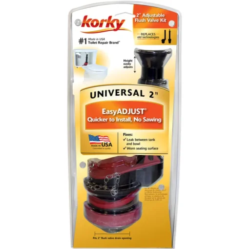 Korky Adjustable 2 inch Flush Valve Kit