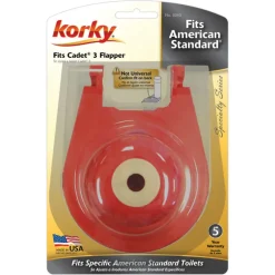 Korky Cadet Toilet Flapper Red For American Standard