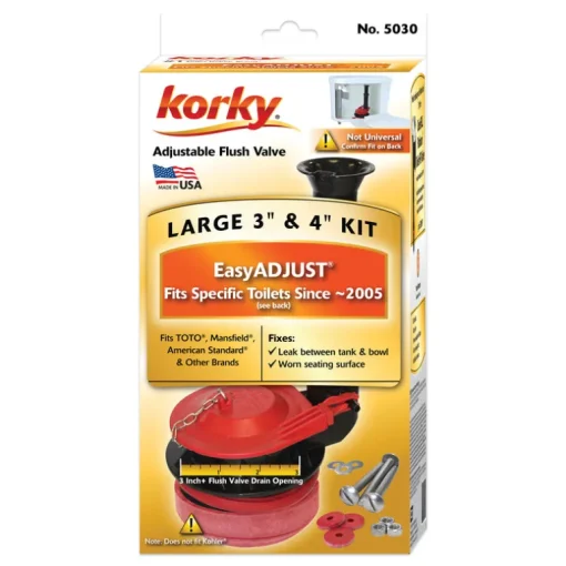 Korky Flush Valve Kit Red